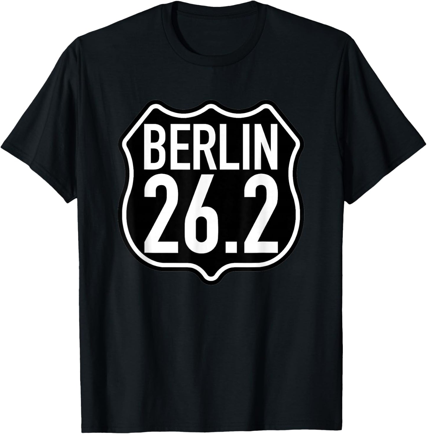 Berlin 26.2 Miles Marathon T-Shirt - T-Shirt | Black
