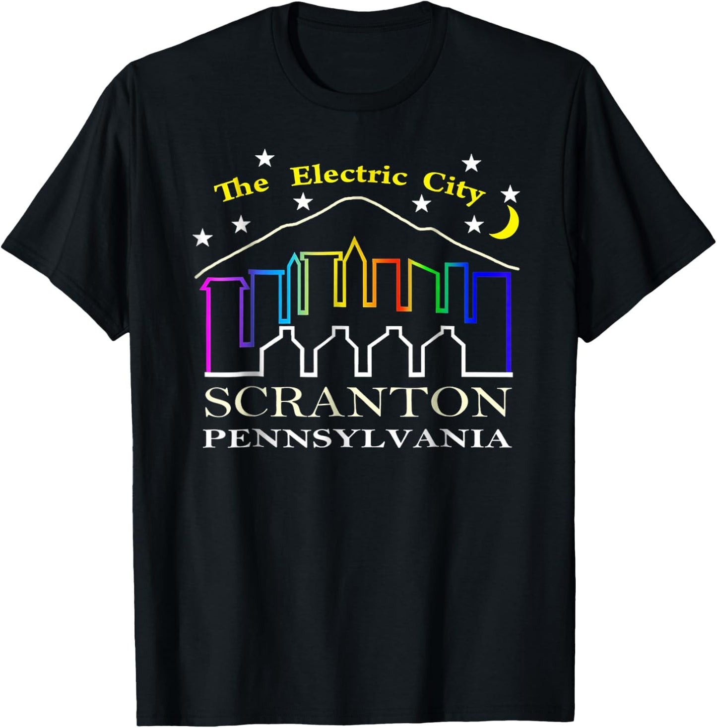 The electric city scranton pennsylvania T-Shirt - T-Shirt | Black