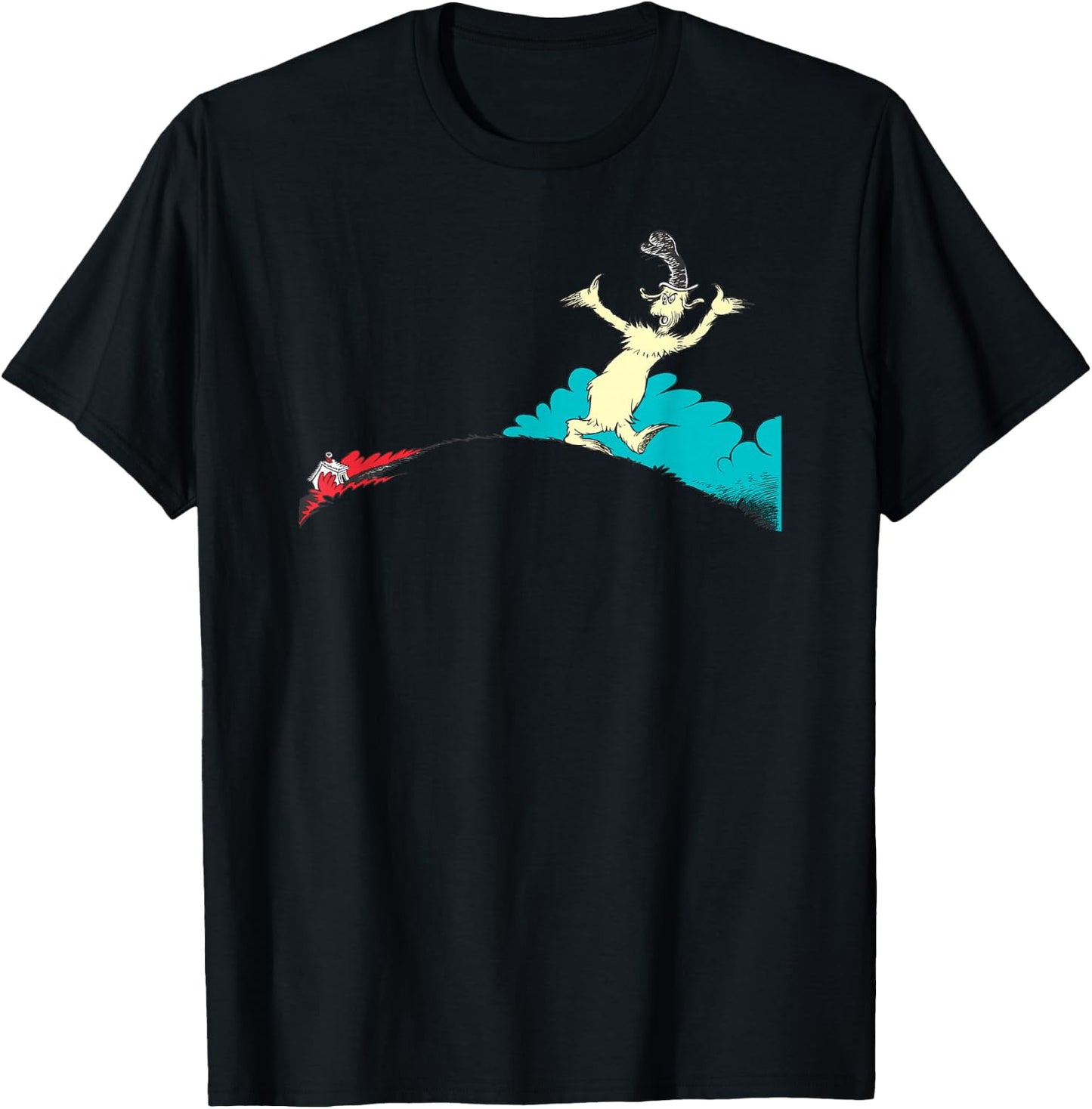 Dr. Seuss Green Eggs and Ham I Do Not Like Them In A House T-Shirt - T-Shirt | Black