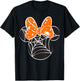 Disney Mickey & Friends Halloween Minnie Spider Web Logo T-Shirt - T-Shirt | Black