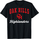 Oak Hills High School Highlanders C3 T-Shirt - T-Shirt | Black