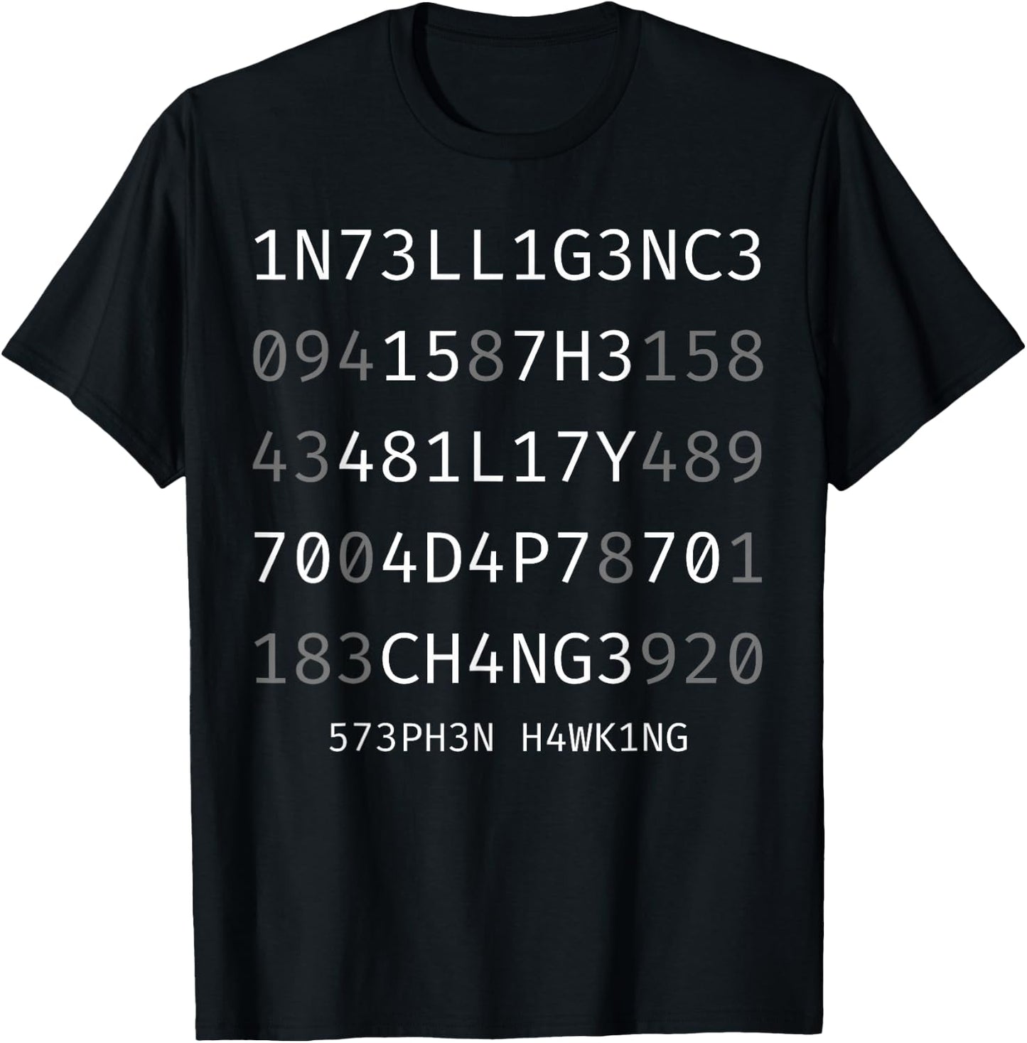 The Measure Of Intelligence Is The Ability To Change T-Shirt - T-Shirt | Black