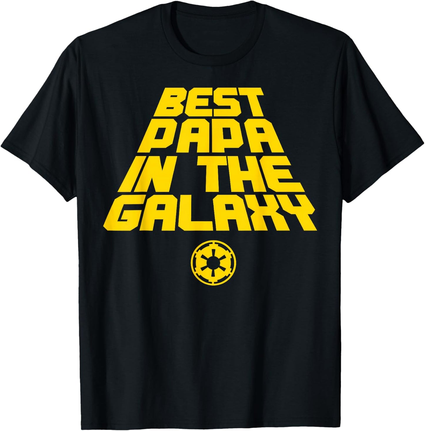 Star Wars Best Papa In The Galaxy T-Shirt - T-Shirt | Black