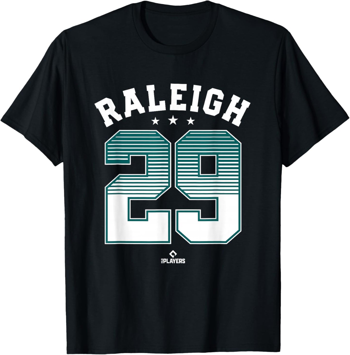 Cal Raleigh 29 Seattle MLBPA T-Shirt - T-Shirt | Black