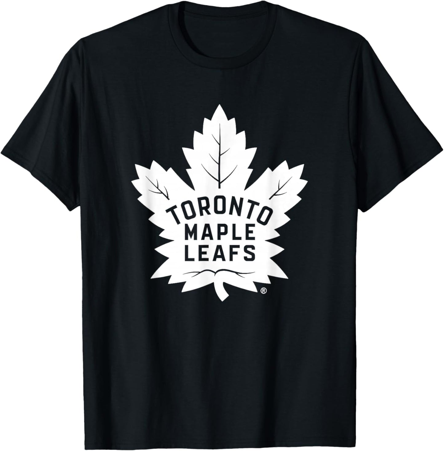 Toronto Maple Leafs Icon Royal Blue Officially Licensed T-Shirt - T-Shirt | Black
