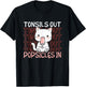 Kid's Tonsillectomy - Kitten Cat Tonsils Out Popsicles In T-Shirt - T-Shirt | Black