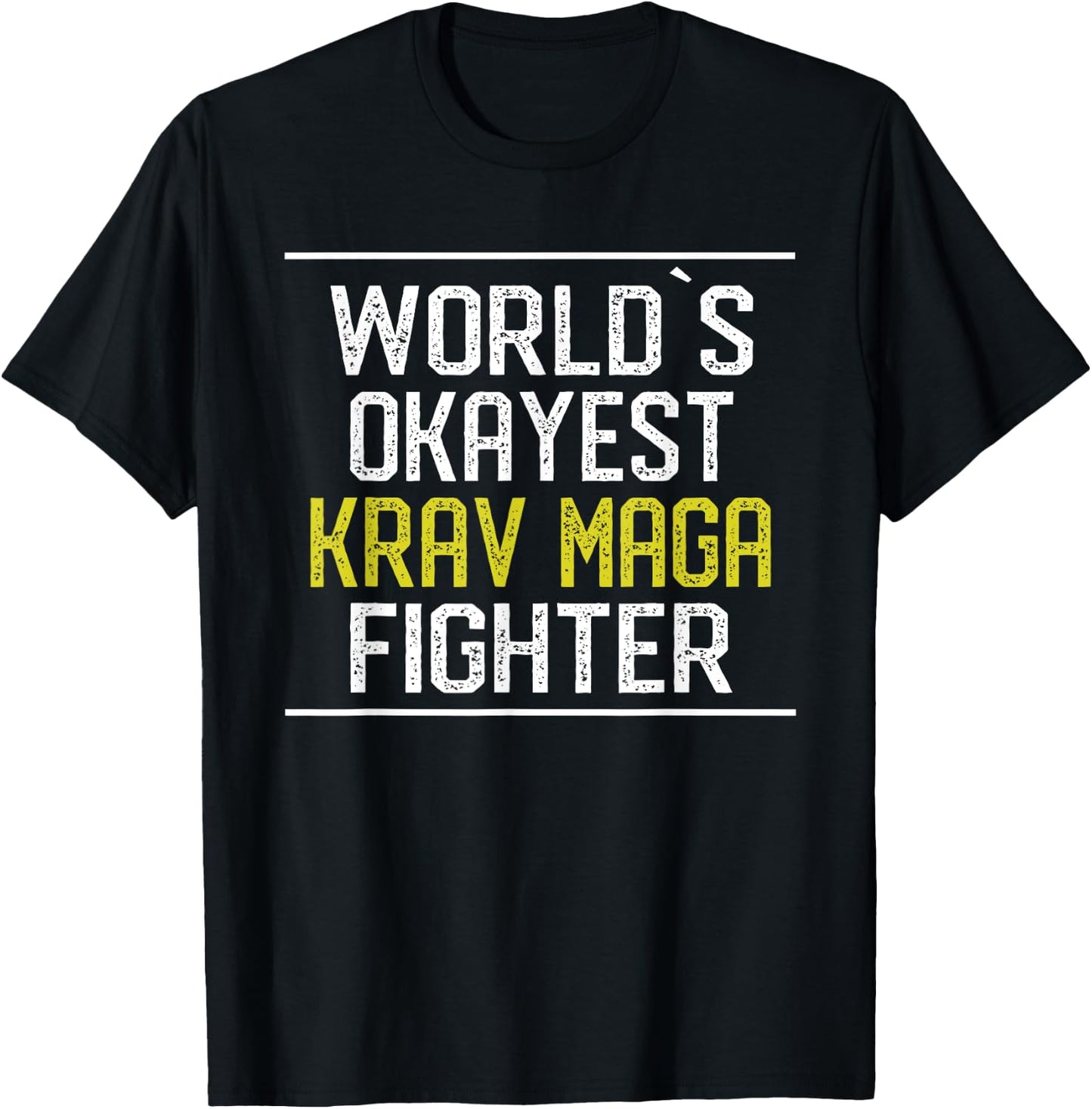 Funny Krav Maga - Combat and Self Defense Gifts T-Shirt - T-Shirt | Black