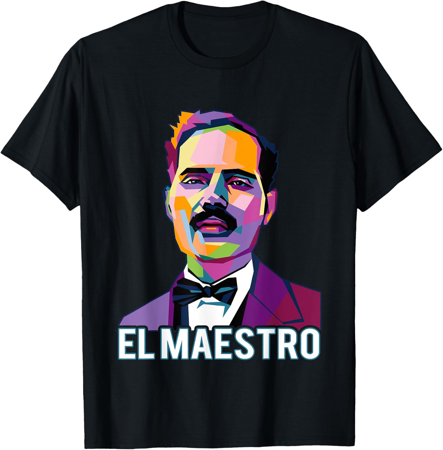 Pedro Albizu Campos Puerto Rico El Maestro Resiste Pop Art T-Shirt - T-Shirt | Black