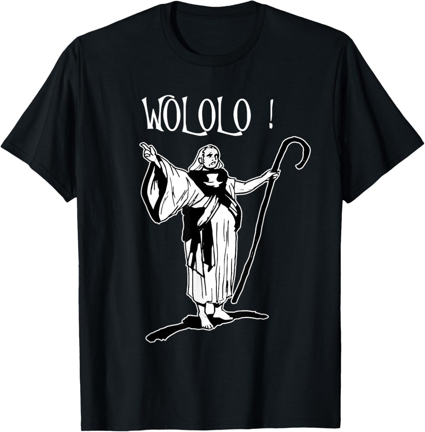 Geek for fans of the game Empire: Monk Age Wololo , Black, S T-Shirt - T-Shirt | Black