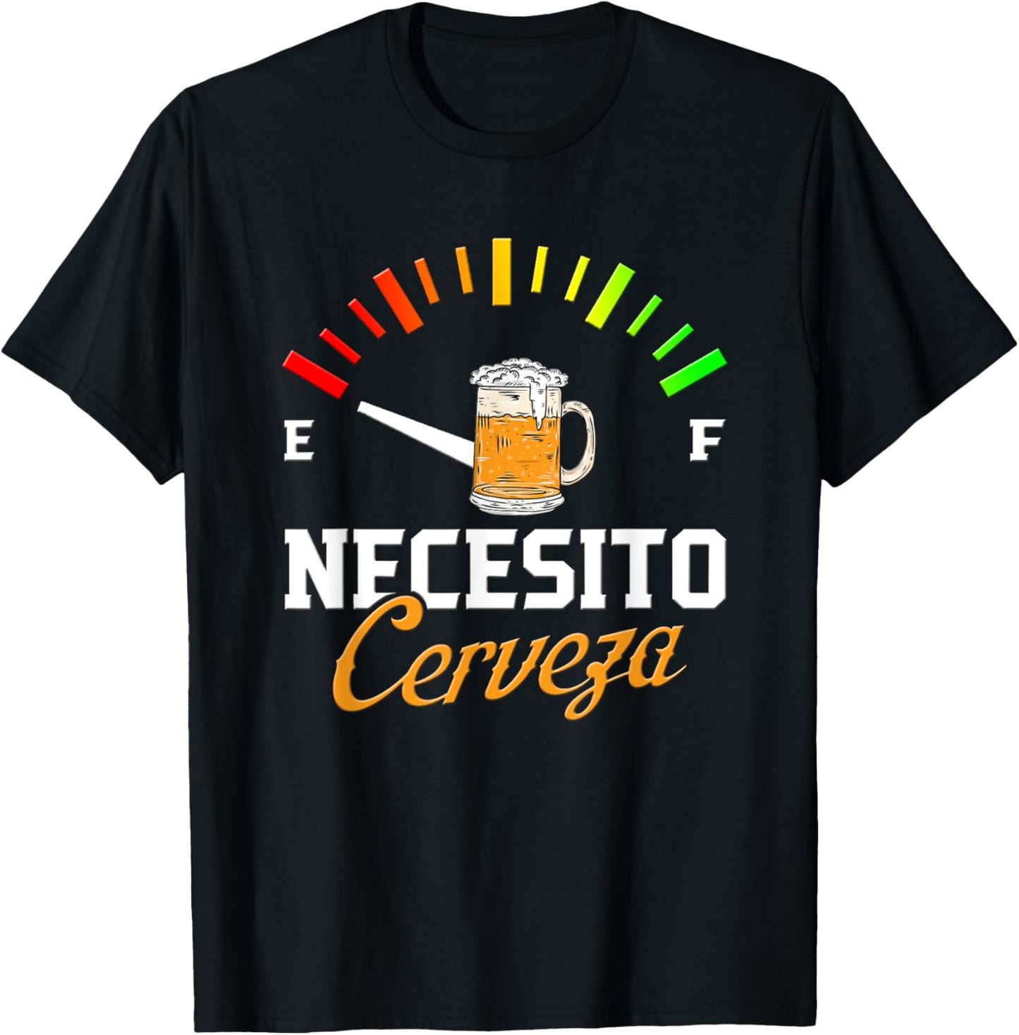 Necesito Cerveza Shirt - Cerveza T-Shirt - T-Shirt | Black