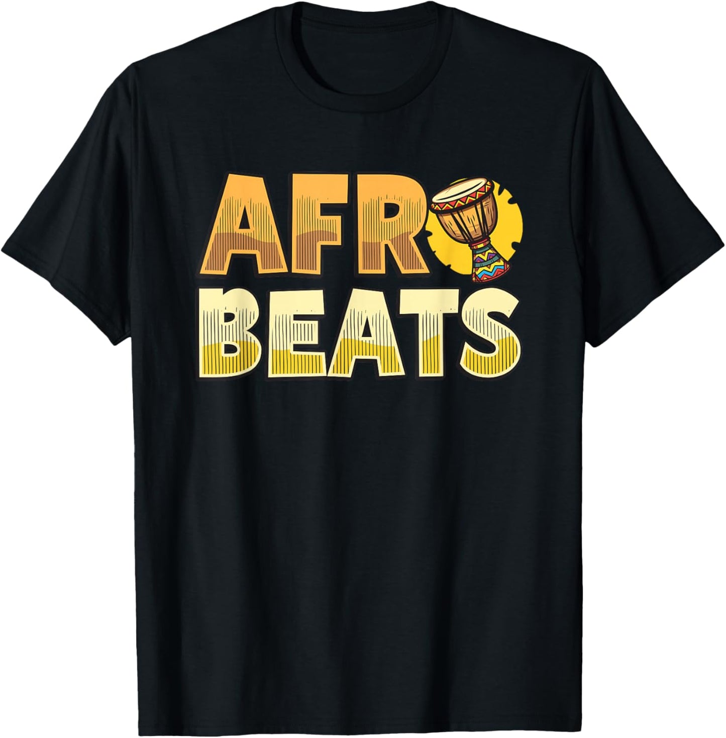 Afrobeat Djembe African Drum Music Djembe Player T-Shirt - T-Shirt | Black