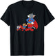 WB100 Tom and Jerry Cast with Superman Costume Group Shot T-Shirt - T-Shirt | Black