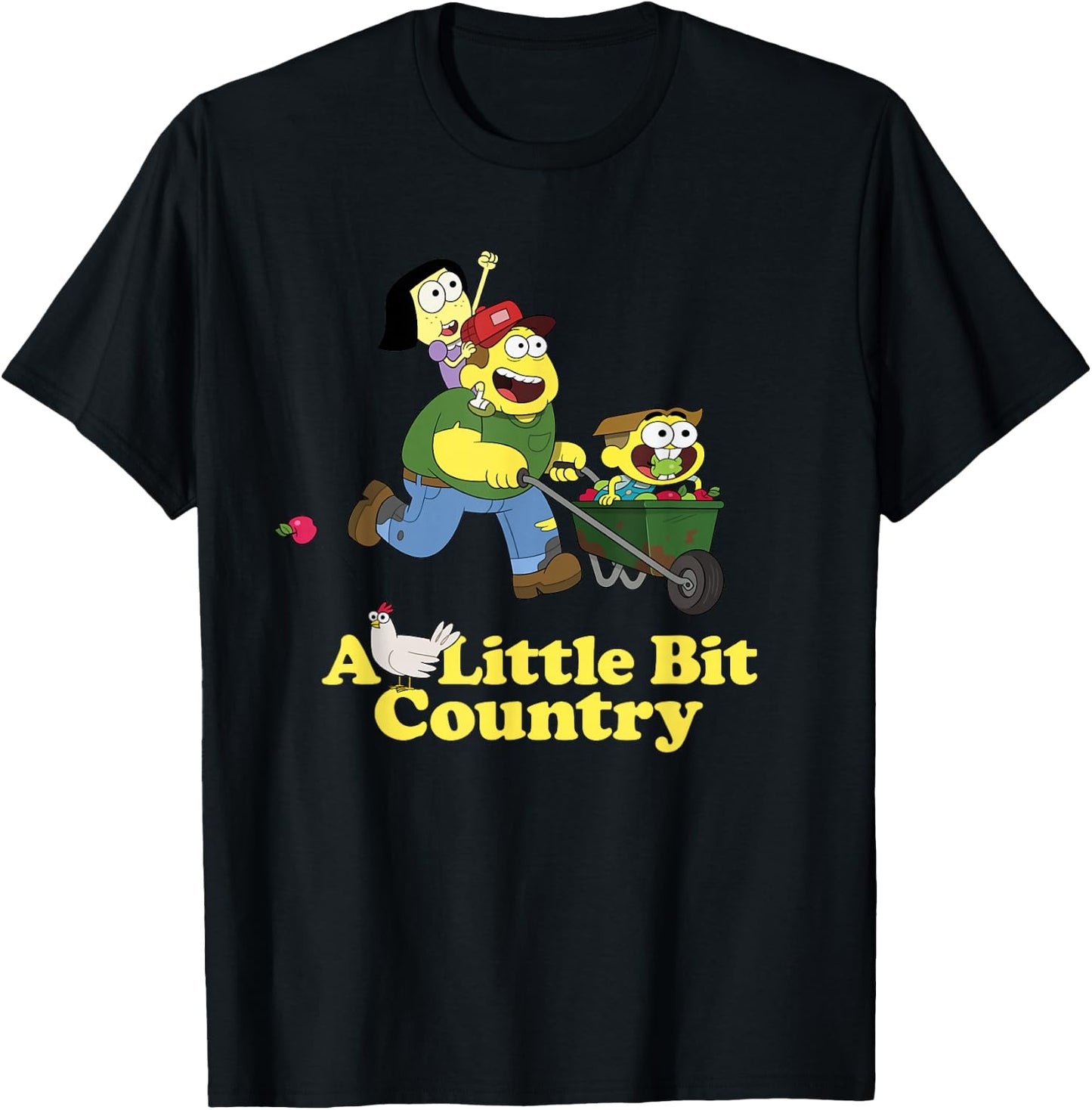 Disney Channel Big City Greens A Little Bit Country T-Shirt - T-Shirt | Black