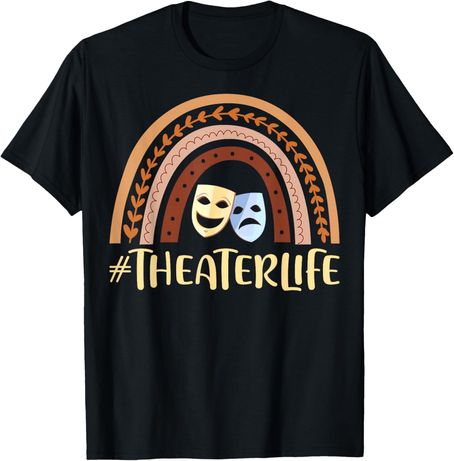 Theater Life Musicals Theater Nerd Drama Men Women Teen Kids T-Shirt - T-Shirt | Black