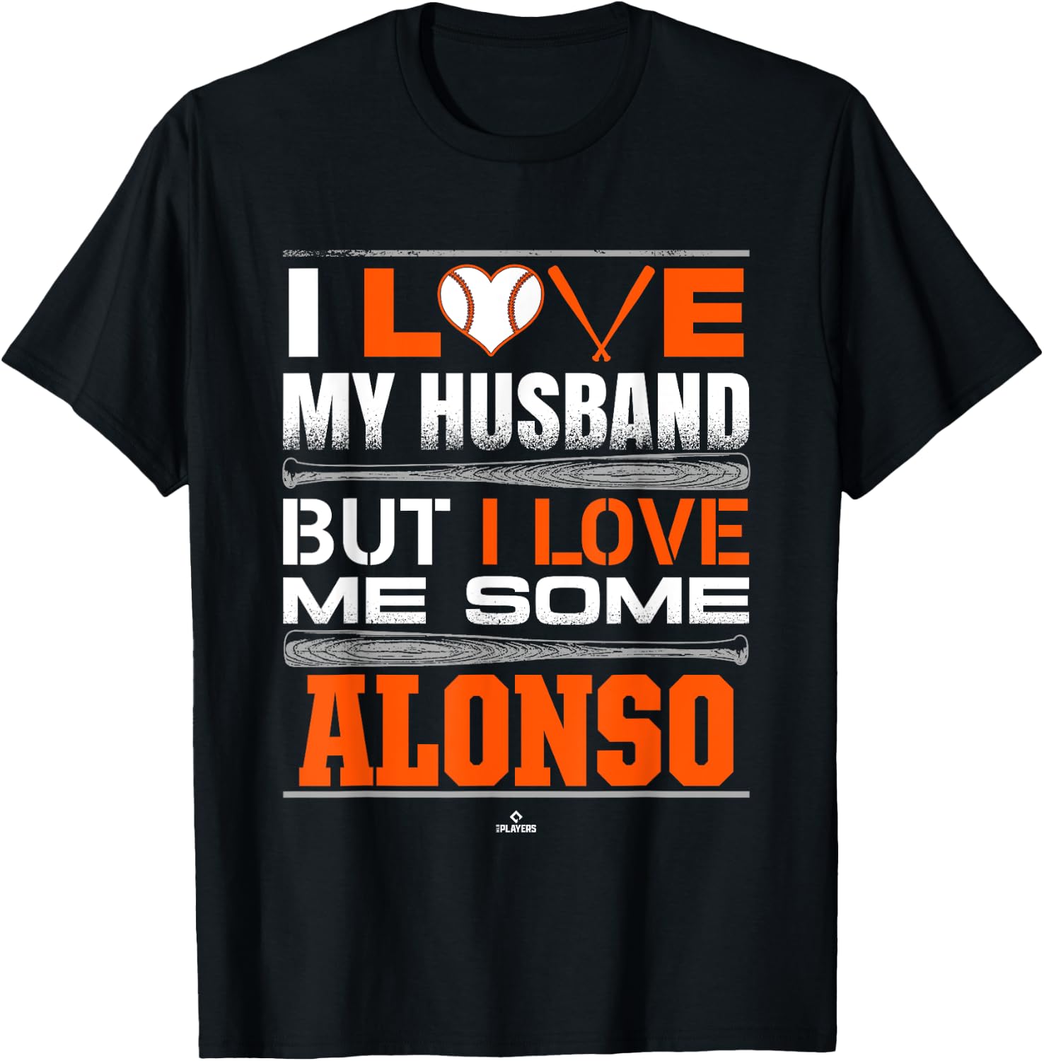 I Love My Husband Pete Alonso New York Baseball MLBPA T-Shirt - T-Shirt | Black