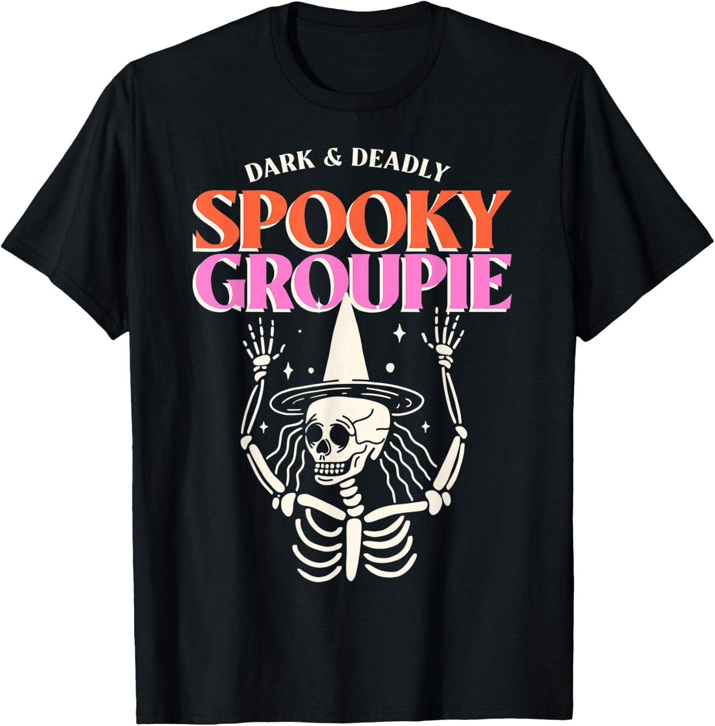 Spooky Groupie Funny Halloween Easy Costume T-Shirt - T-Shirt | Black