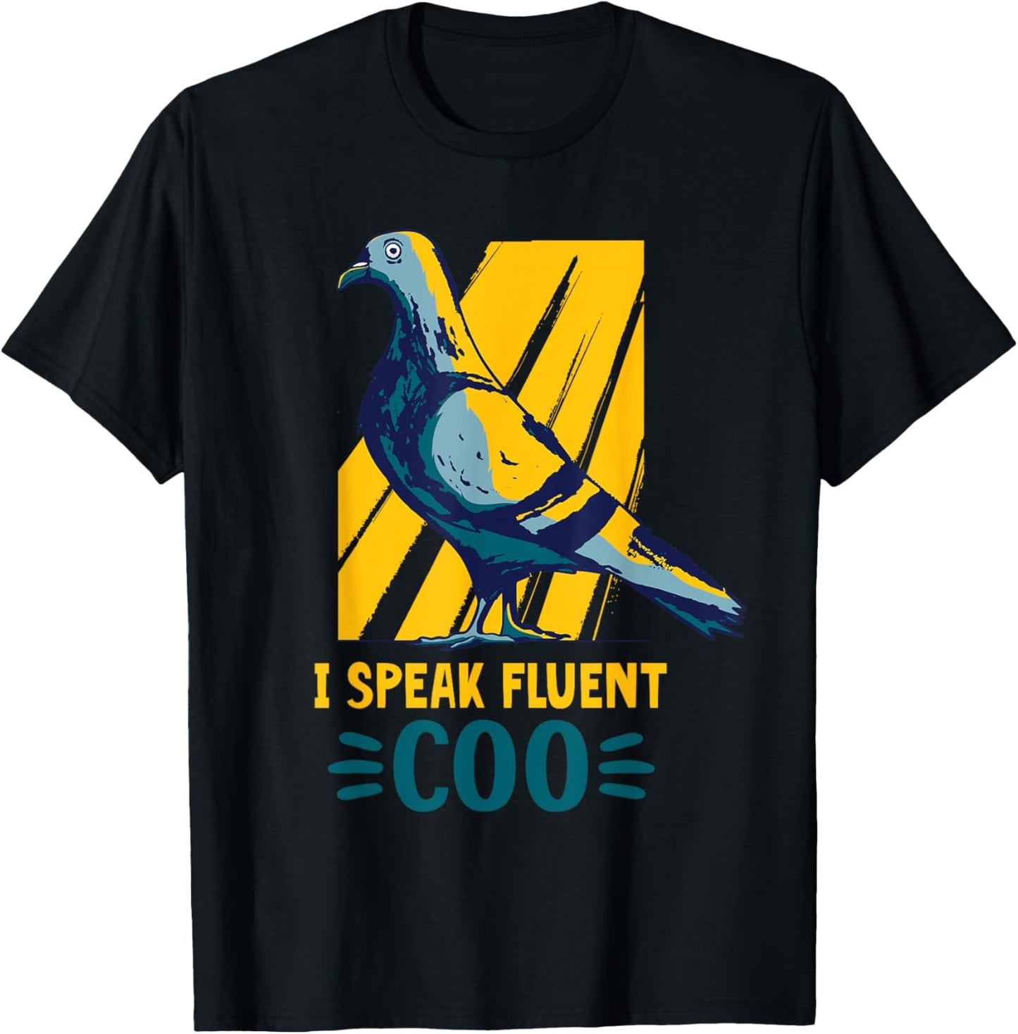 Birdwatching Pigeon Lover T-Shirt - T-Shirt | Black