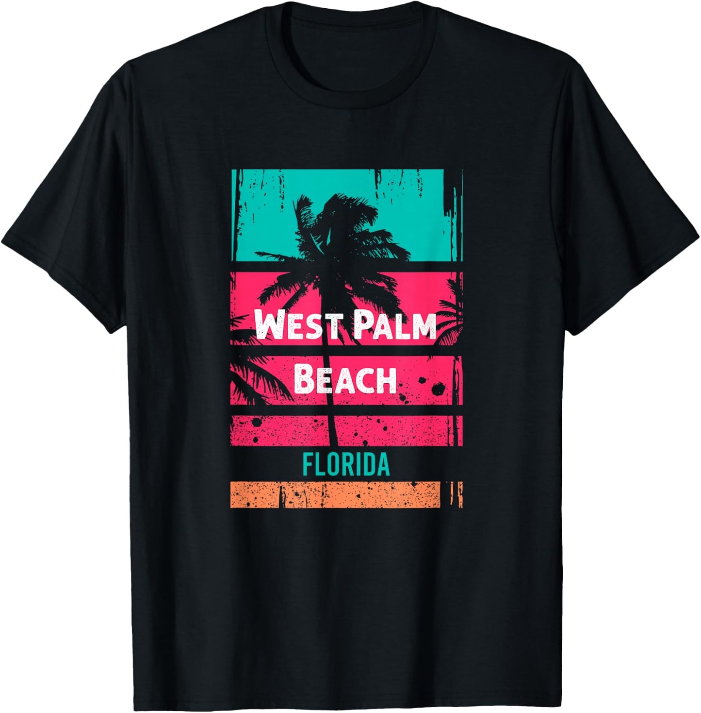 West Palm Beach Souvenir - Florida Reminder T-Shirt - T-Shirt | Black