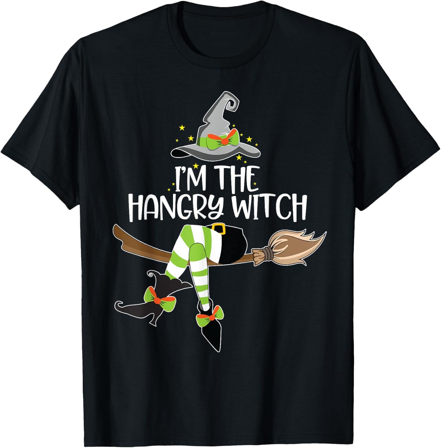 Im the Hangry Witch Halloween Matching Group Costume T-Shirt - T-Shirt | Black