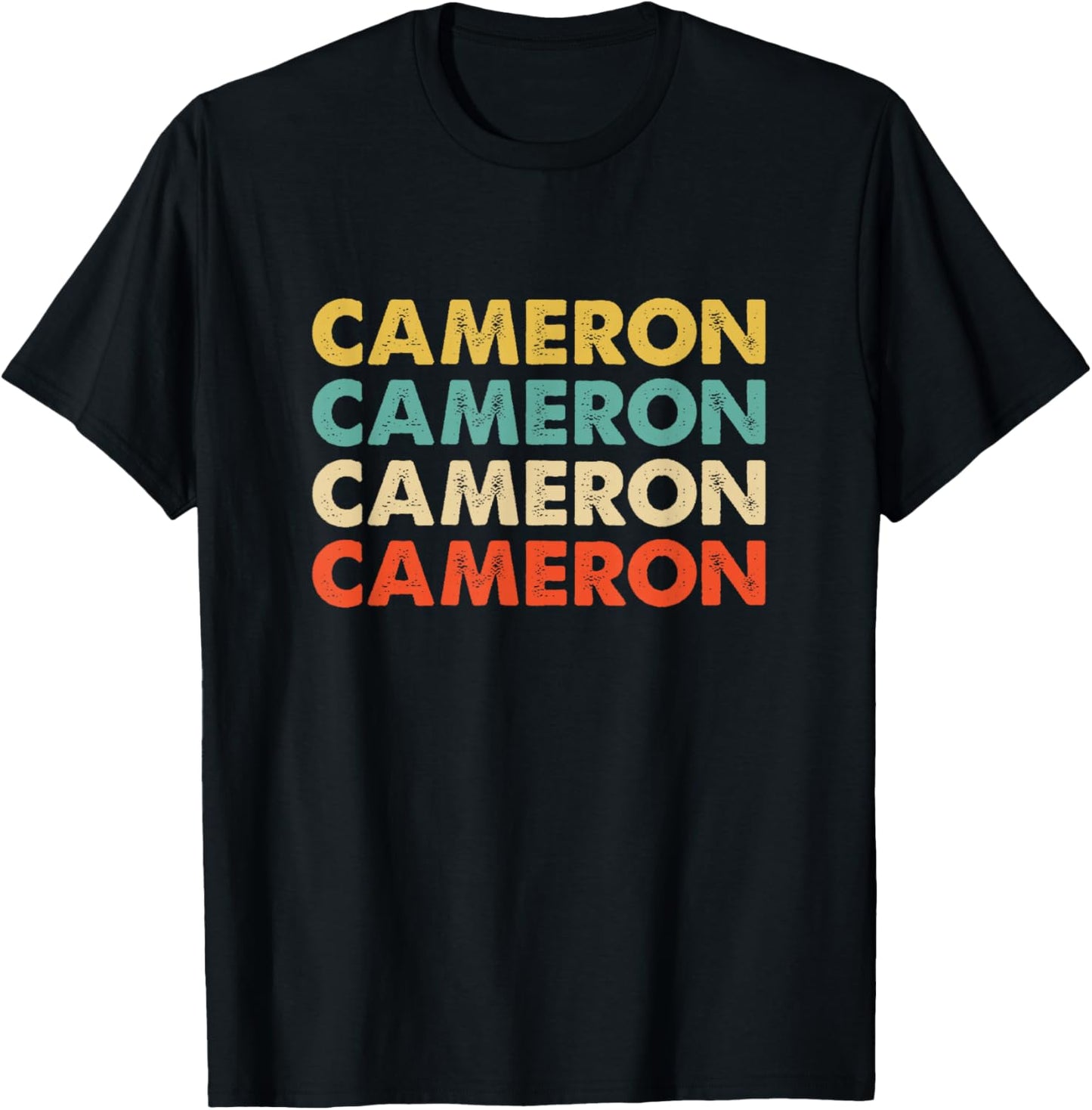 Cameron Name T-Shirt - T-Shirt | Black
