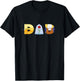 Disney Beauty and the Beast Belle Father’s Day Birthday Dad T-Shirt - T-Shirt | Black