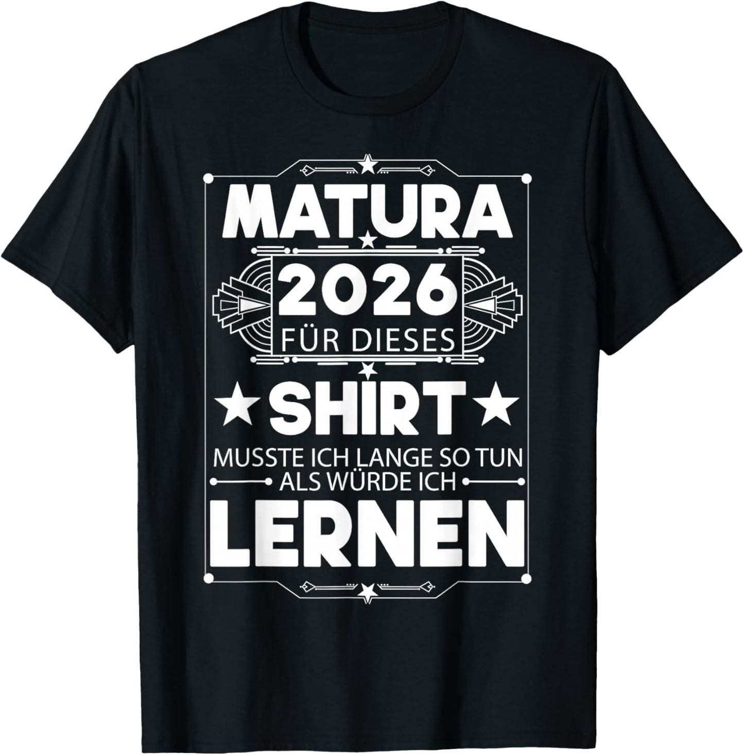 Matura 2026 | Maturant | Maturantin | Abschluss Absolventen T-Shirt - T-Shirt | Black