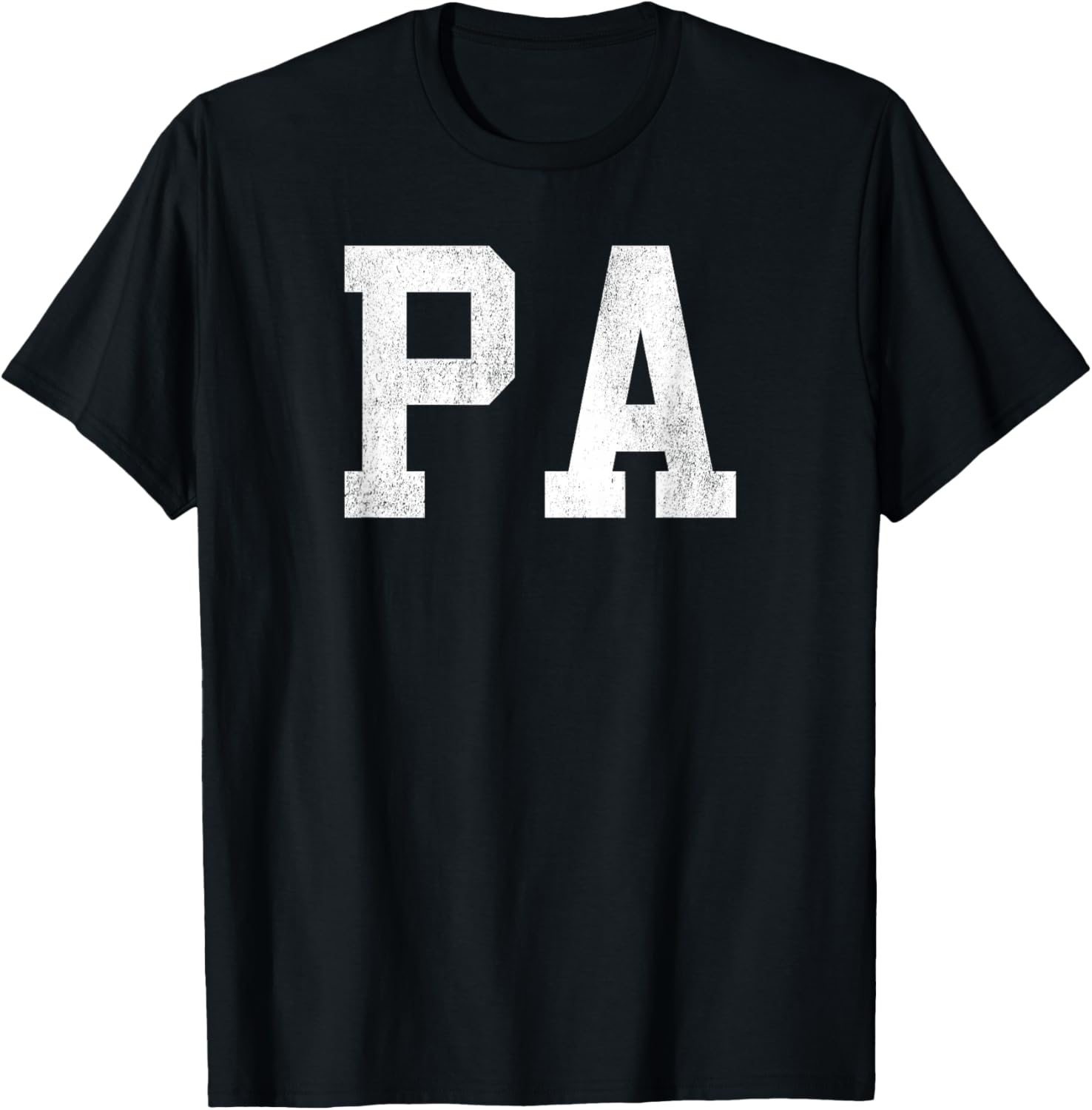 Pa - Classic Bold Font Father's Day Pa T-Shirt - T-Shirt | Black