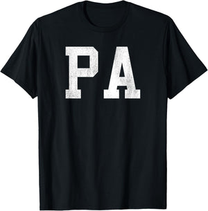 Pa - Classic Bold Font Father's Day Pa T-Shirt - T-Shirt | Black