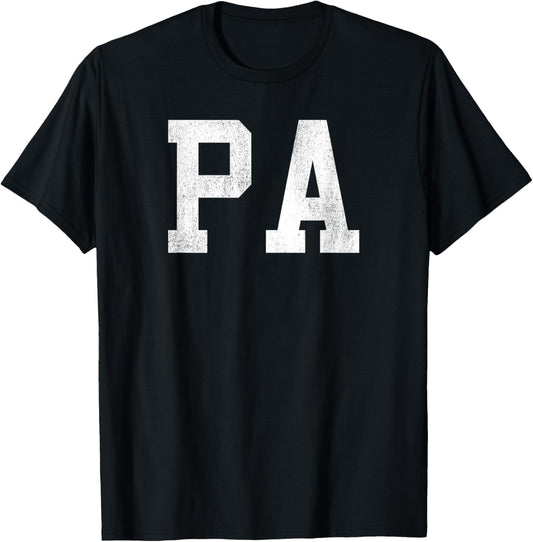 Pa - Classic Bold Font Father's Day Pa T-Shirt - T-Shirt | Black