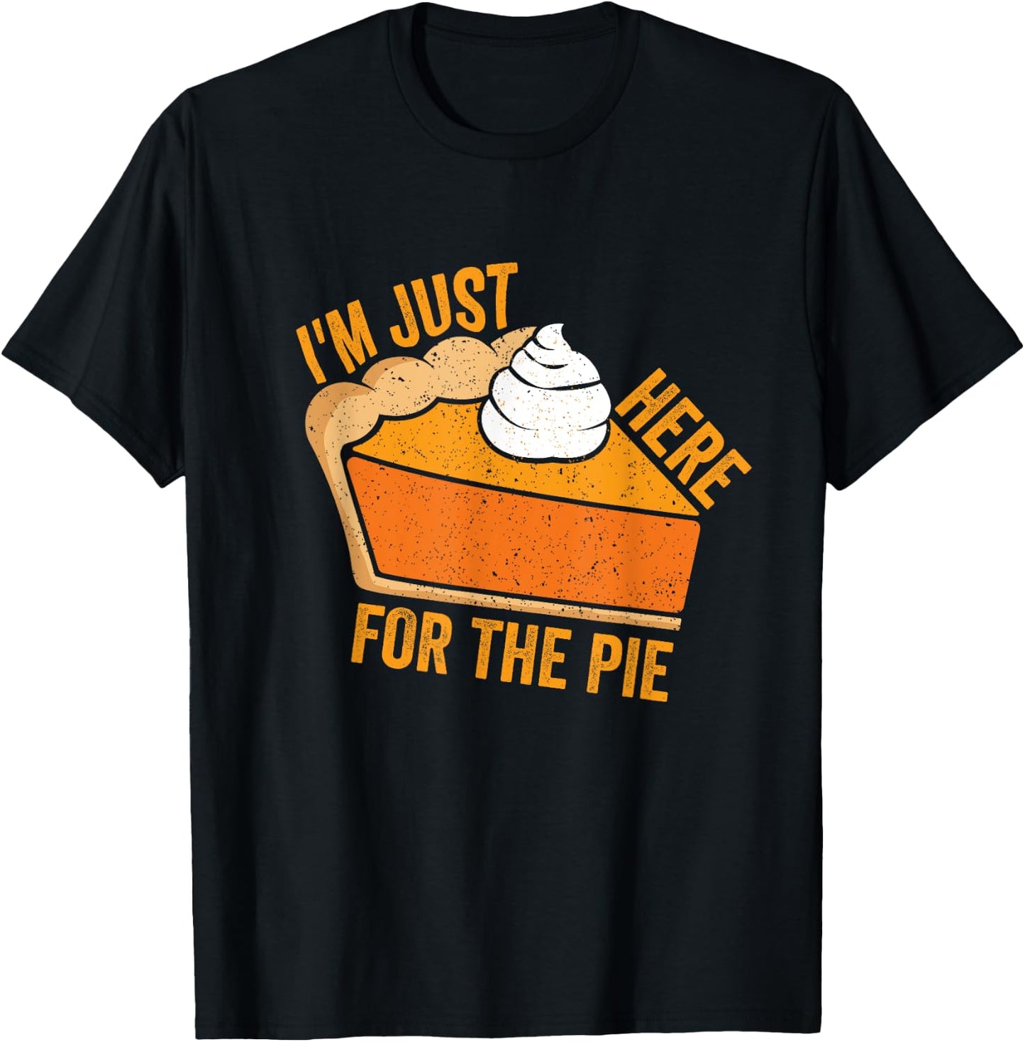 Autumn Pumpkin Pie Thanksgiving Holiday Dessert T-Shirt - T-Shirt | Black
