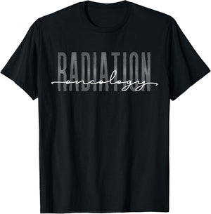 Radiation Oncology Nurse Funny Radiation Therapist T-Shirt - T-Shirt | Black