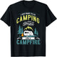 I Just Want To Go Camping And Smell Like A Campfire Camper T-Shirt - T-Shirt | Black