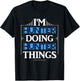 I'm Hunter Doing Hunter Things Funny First Name Gift T-Shirt - T-Shirt | Black