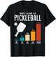 Why I Lose At Pickleball Funny Pickleball Player Retro T-Shirt - T-Shirt | Black