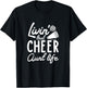 Cheer Aunt Shirts for Cheerleader Aunties Women's Black X-Small Classic Fit Cheerleader Aunt Graphic T-Shirt - T-Shirt | Black