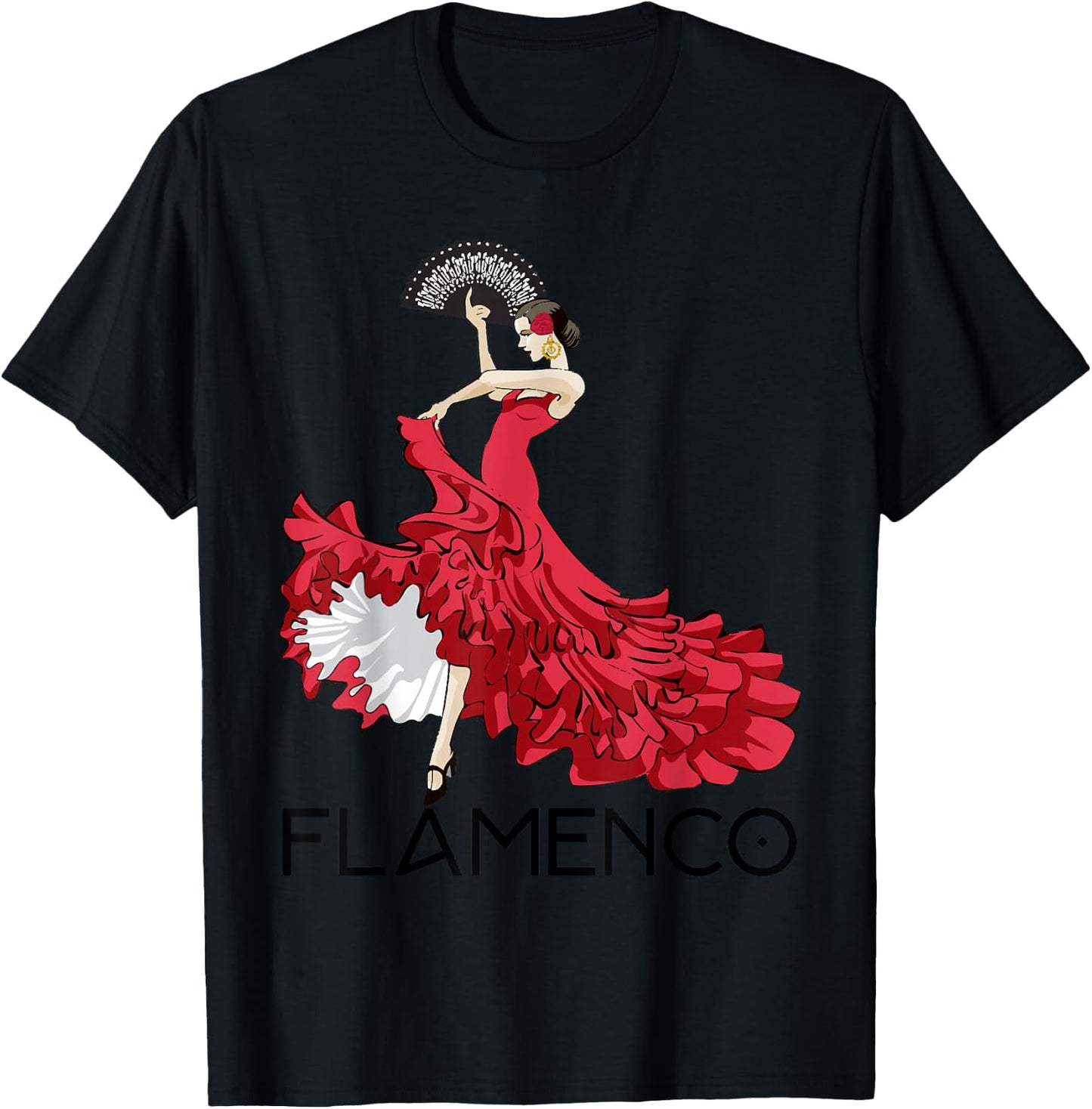Flamenco dancer 1 - Spain T-Shirt - T-Shirt | Black