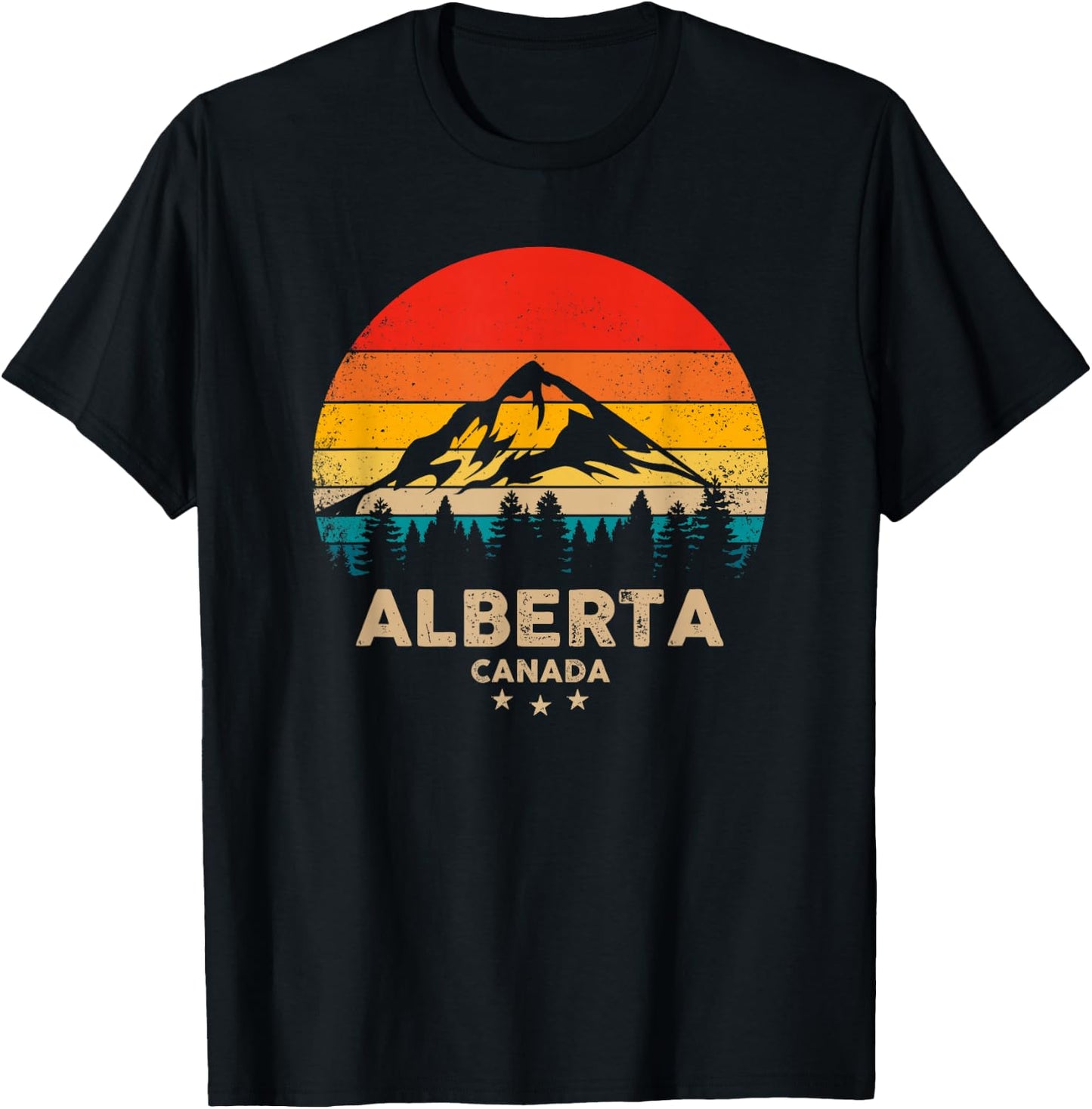 Alberta Reminder - Canada Souvenir T-Shirt - T-Shirt | Black