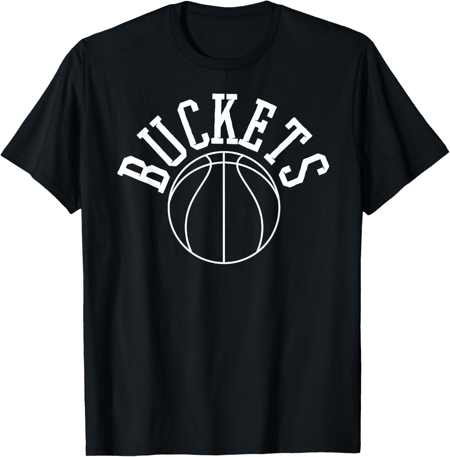 Baller Basketball Get Buckets T Shirt Art- I GET Buckets T-Shirt - T-Shirt | Black