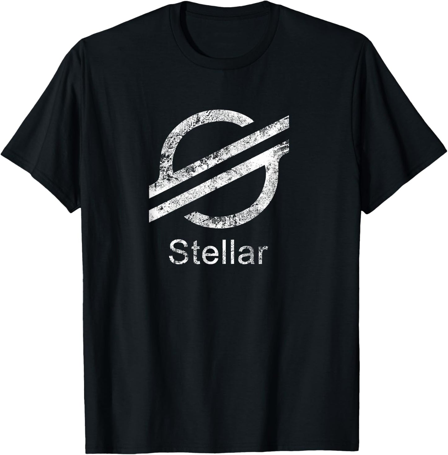 STELLAR LUMENS Crypto XLM Token Decentralized Blockchain T-Shirt - T-Shirt | Black