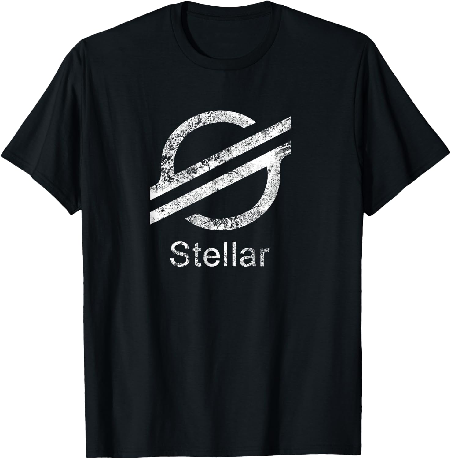 STELLAR LUMENS Crypto XLM Token Decentralized Blockchain T-Shirt - T-Shirt | Black