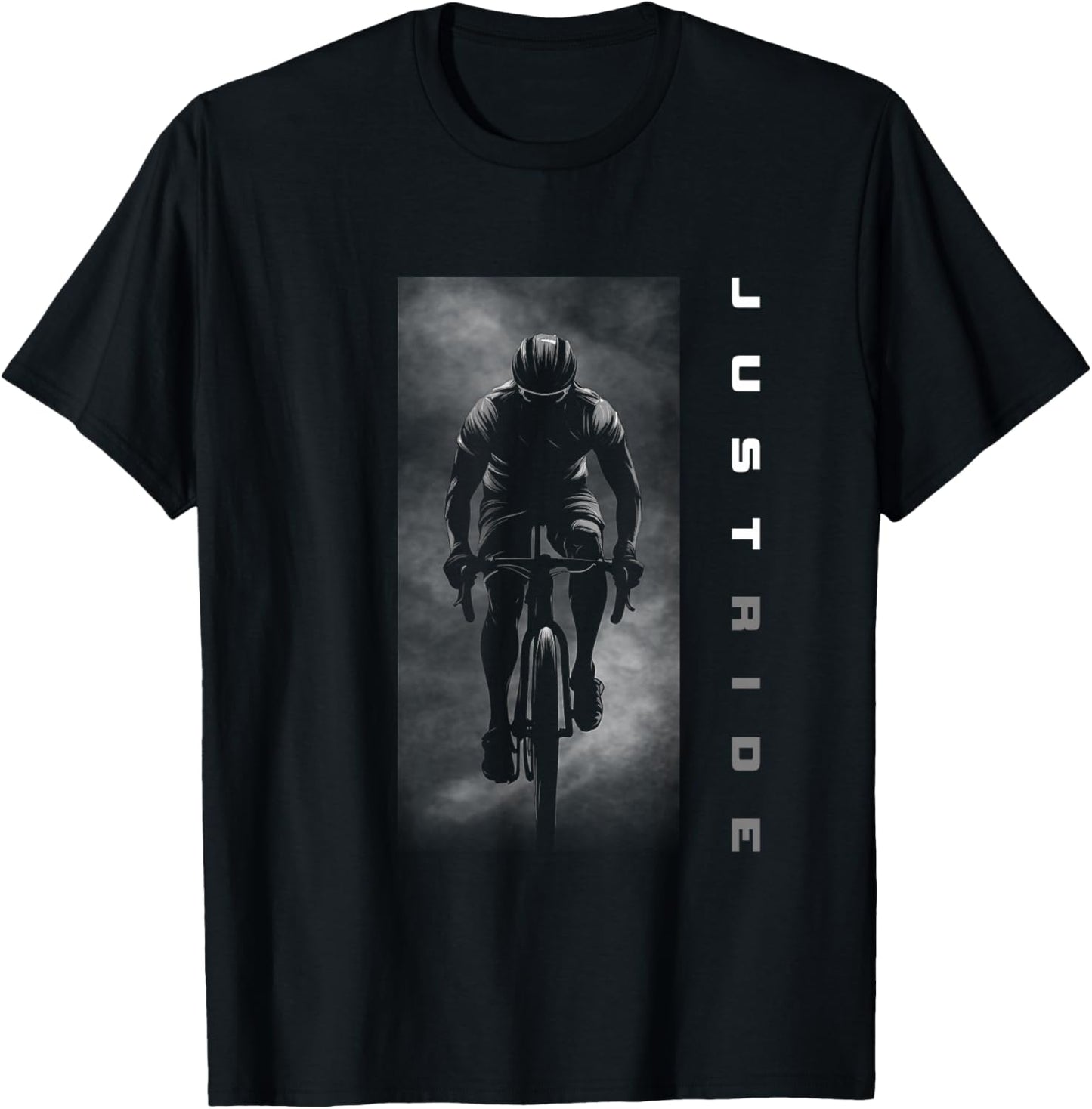 Road Biking Bicycle Cycling T-Shirt - T-Shirt | Black