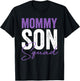 Mommy Son Squad Mom Mother's Day Matching Sons Mother Son T-Shirt - T-Shirt | Black