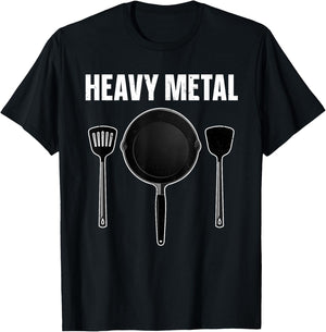 Funny Chef Design Women Cook Cookware Culinary Chef T-Shirt - T-Shirt | Black