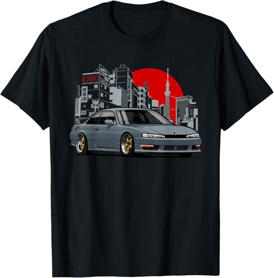 Silvia s14 200sx 240sx lover sport car T-Shirt - T-Shirt | Black