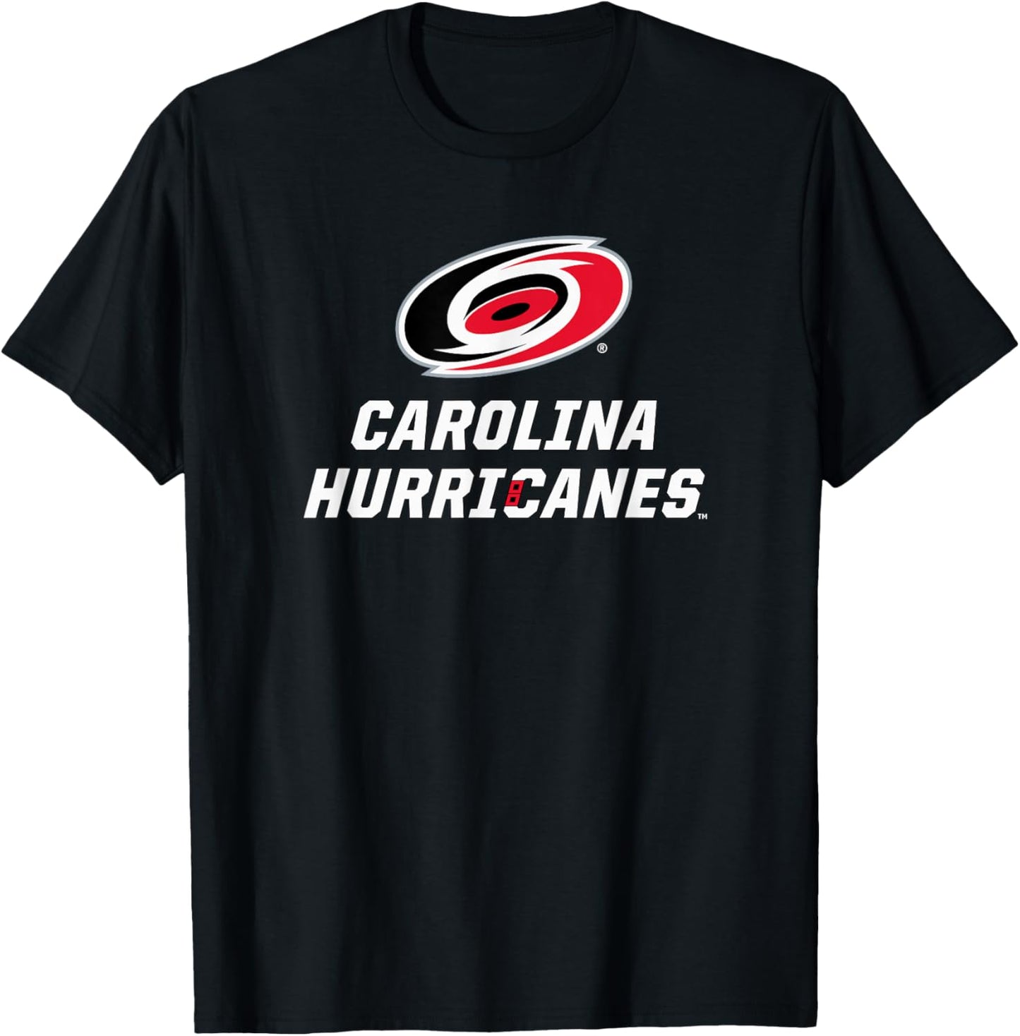 Carolina Hurricanes Power Play Dark Heather Licensed T-Shirt - T-Shirt | Black