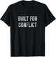 Built For Conflict - Vintage Style T-Shirt - T-Shirt | Black