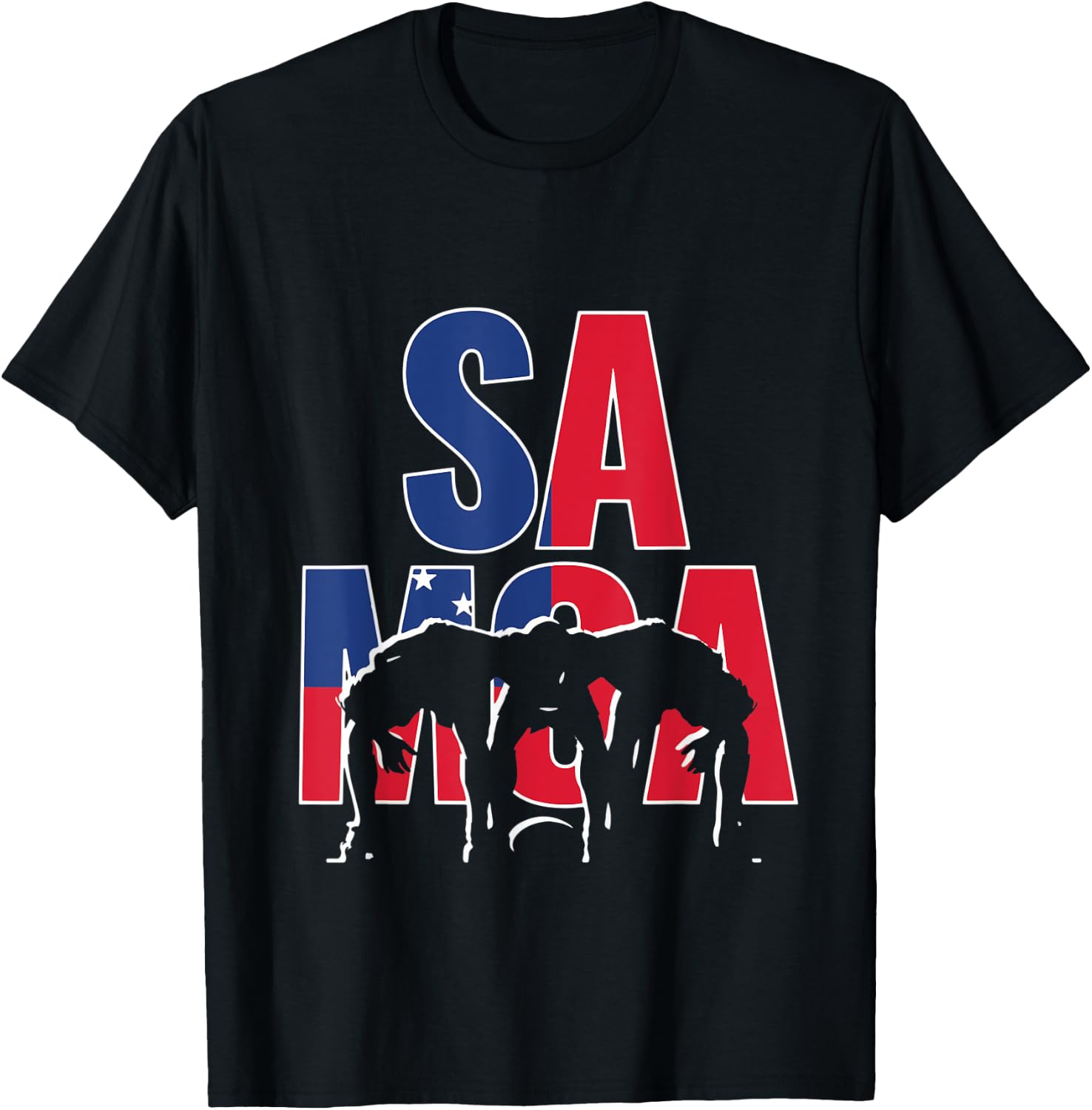Samoa Rugby 2019 Union | Fans Kit for Samoan Supporters T-Shirt - T-Shirt | Black