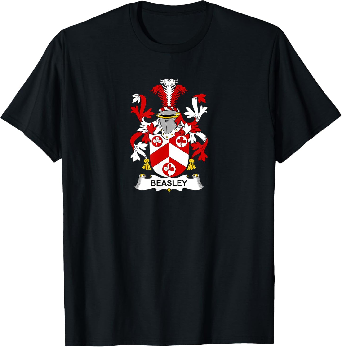 Beasley Coat of Arms - Family Crest Shirt T-Shirt - T-Shirt | Black