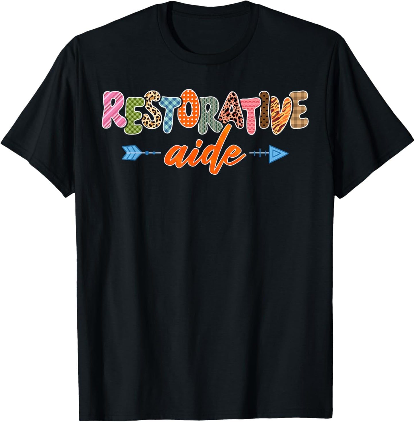 Cute Restorative Aide Appreciation T-Shirt - T-Shirt | Black