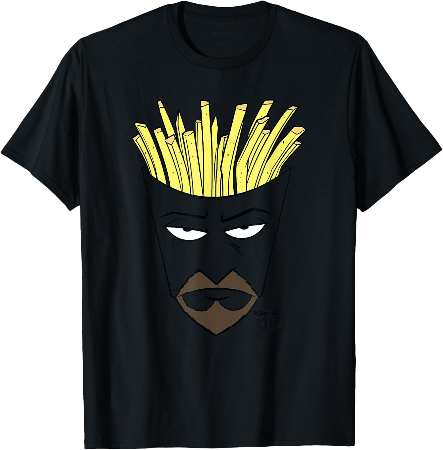 Aqua Teen Hunger Force Frylock Big Face T-Shirt - T-Shirt | Black